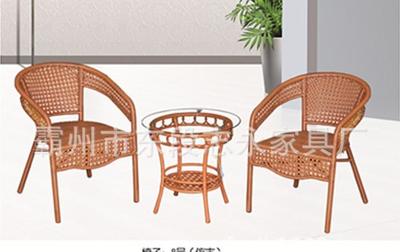 【藤椅廠家 批發(fā)酒店家具 廠家批發(fā)藤椅三件套 休閑戶外家具】?jī)r(jià)格_廠家_圖片 -