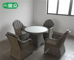 酒店度假村工程戶(hù)外家具 藤椅價(jià)格及圖片 售樓中心休閑家具